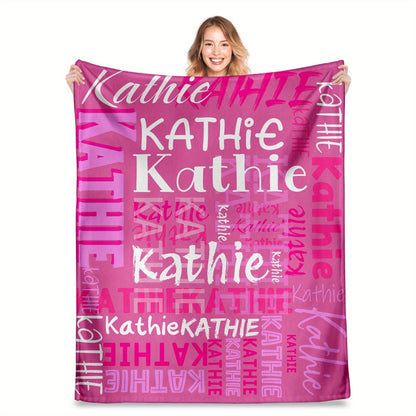 Blanket Personalized Flannel Throw Blanket for Son Daughter