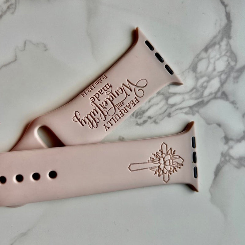 Psalms Watchband, Apple Watch, Bible Verse Watch Band