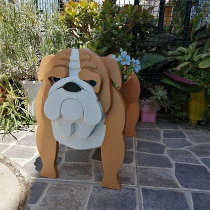 Dog Cat Pet Organizer Patio Indoor Outdoor Wood Planter