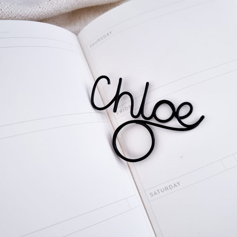 Custom Bookmark Planner Accessory Binder Clip