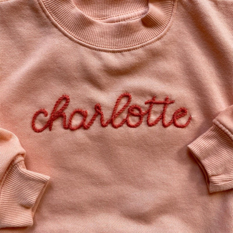 Custom Yarn Embroidered Sweatshirt