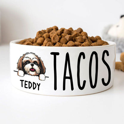 Personalized Custom Dog Bowls, Gift for Dog Lovers