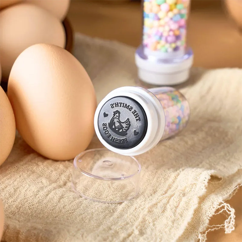 Custom Egg Stamp, Personalised Eggs Stamp