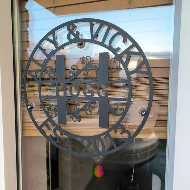 Custom Welcome Family Tree of Life Name Sign