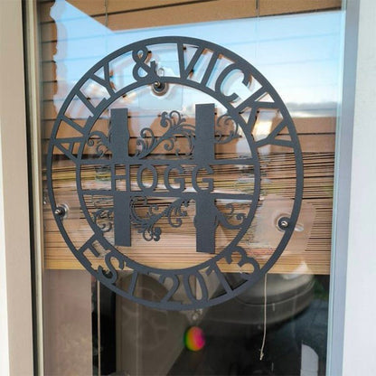Custom Welcome Family Tree of Life Name Sign