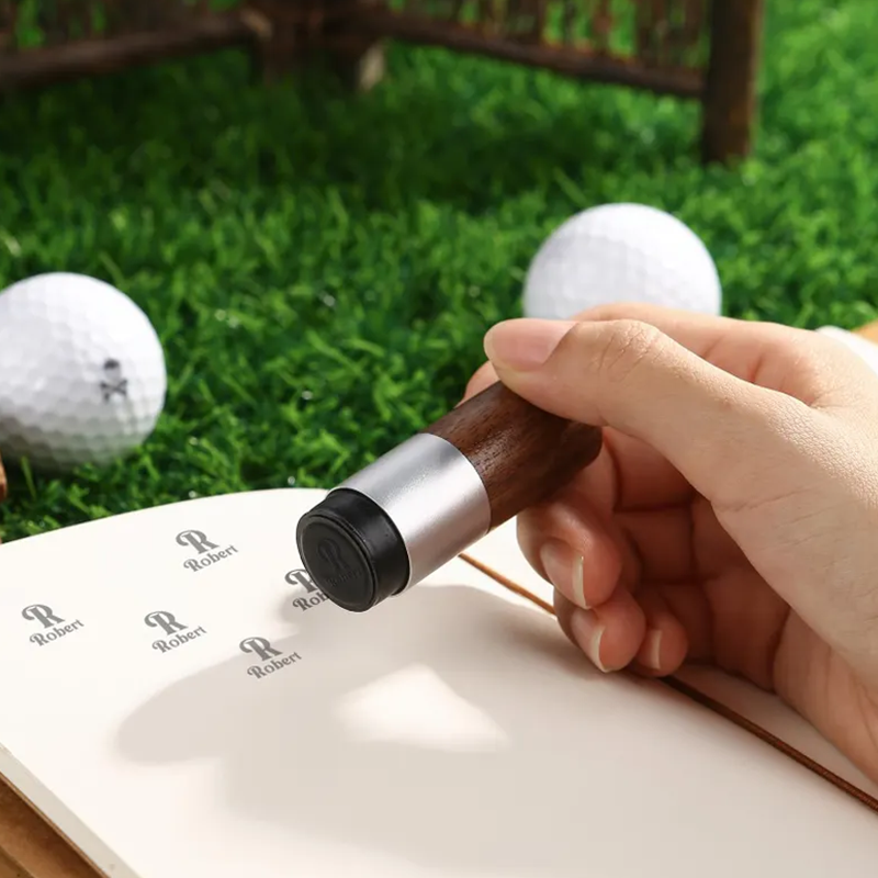 Custom Monogrammed Name Golf Ball Stamp