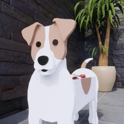 Dog Cat Pet Organizer Patio Indoor Outdoor Wood Planter