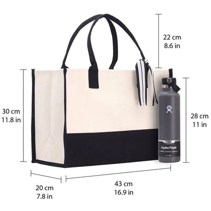 Personalized Teacher Cotton Canvas Tote Bag Gift for Teachers