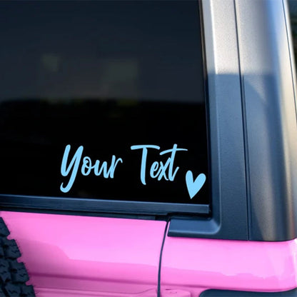 Custom Sticker Name Vinyl Decal | Car Decal | Loopy Decal | Laptop