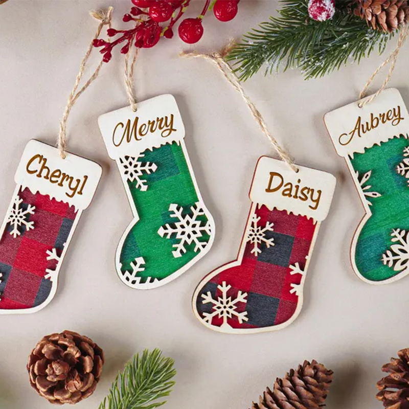 Personalized Christmas Ornaments,Personalized Christmas Stockings Decor