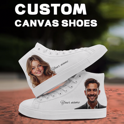 Custom High Top Sneakers: Personalized Photo Canvas Shoes
