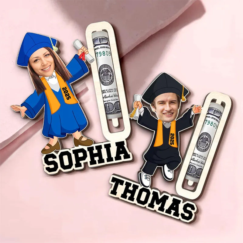Personalized Graduation Gift, Custom Photo Graduation Money Holder