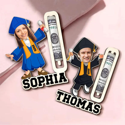 Personalized Graduation Gift, Custom Photo Graduation Money Holder