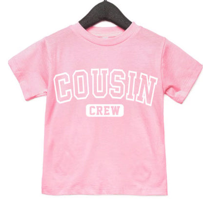 Personalized Cousin Shirts, Cousin Crew, Red T-shirt