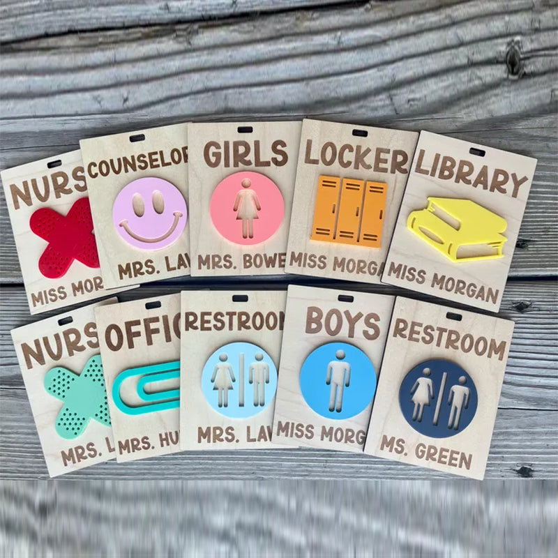 Personalized Teacher Hall Pass, Bathroom Pass,Classroom Hall Pass