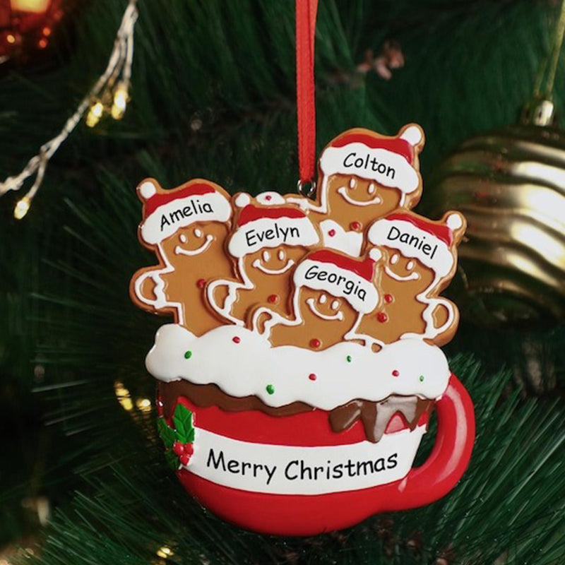 Personalized Gingerbread Christmas Ornament 2024