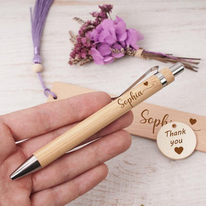 Custom Engraved "Thank You for Helping Me Grow" Pen