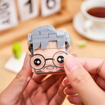 Custom Brick Mini Figures of You and Pets