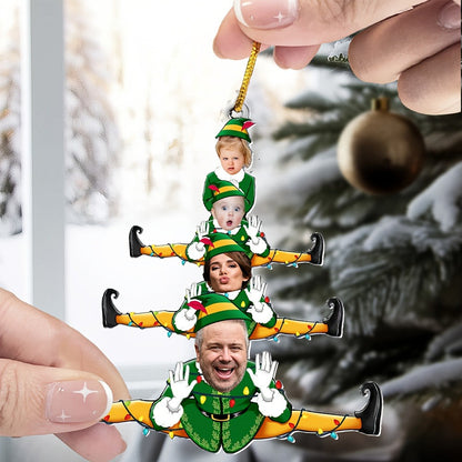 Personalized Custom Photo Christmas Tree Ornament