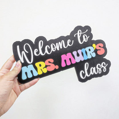 Personalized Name Doorframe Corner Sign