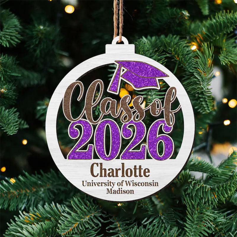 Personalized Graduation Ornament 2026