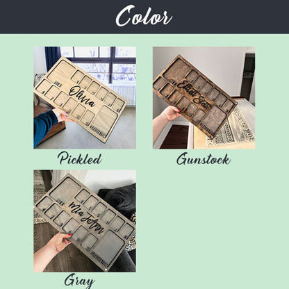 Customized Wood Photo Collage School Years Photo Frame Wallet Photos Graduation Gift