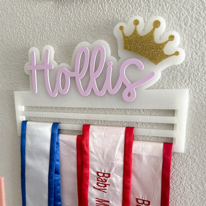 Pageant Sash Holder Custom Display for Sash Pageant Queen Gift Custom