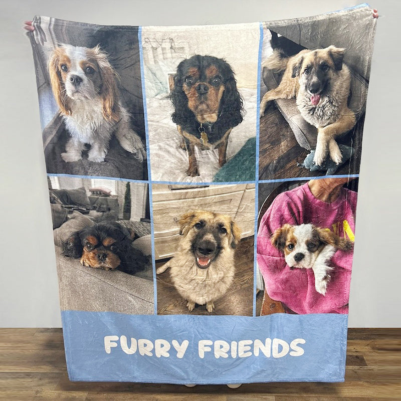 Personalized Photo Blanket, Personalized Gift, Memorial Blanket, Anniversary Gift