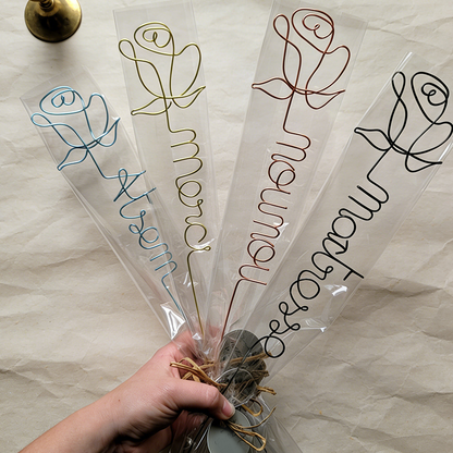 Custom Wire Bookmark, A Personalized Wire Name Bookmark