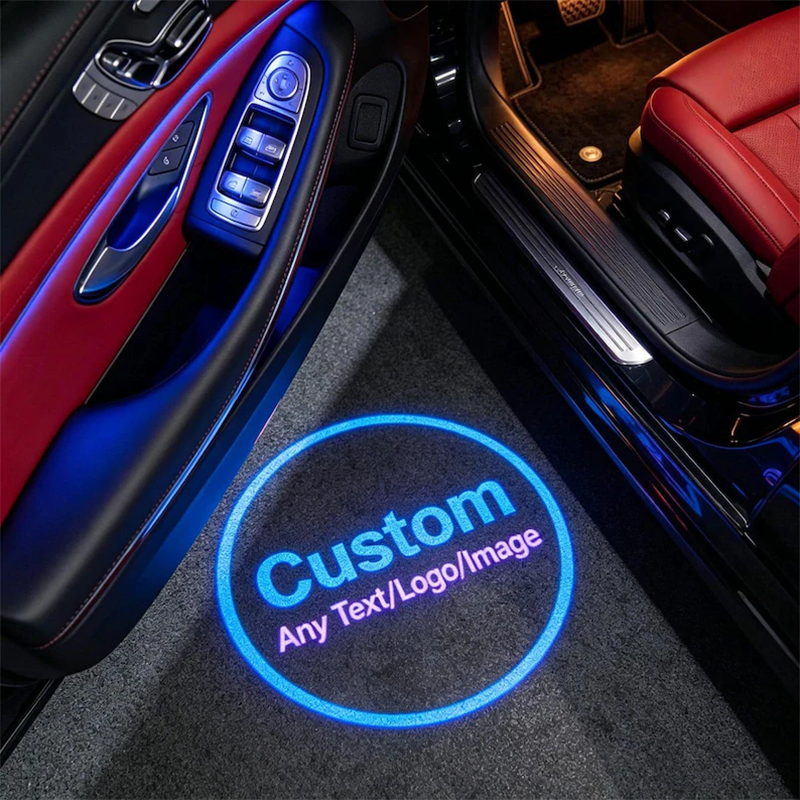 Custom Car Door Puddle Light, Personalized Photo for Car Door Lights