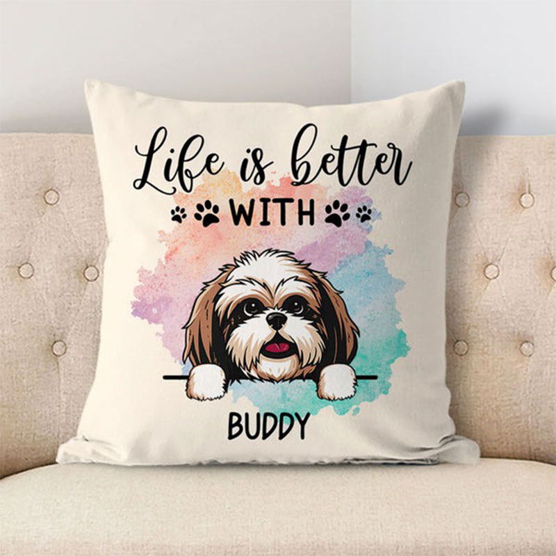 Personalized Pillows, Custom Gift for Dog Lovers