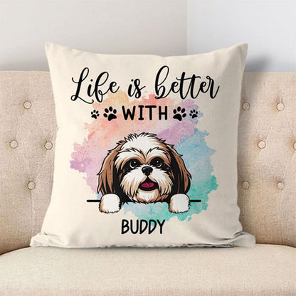 Personalized Pillows, Custom Gift for Dog Lovers