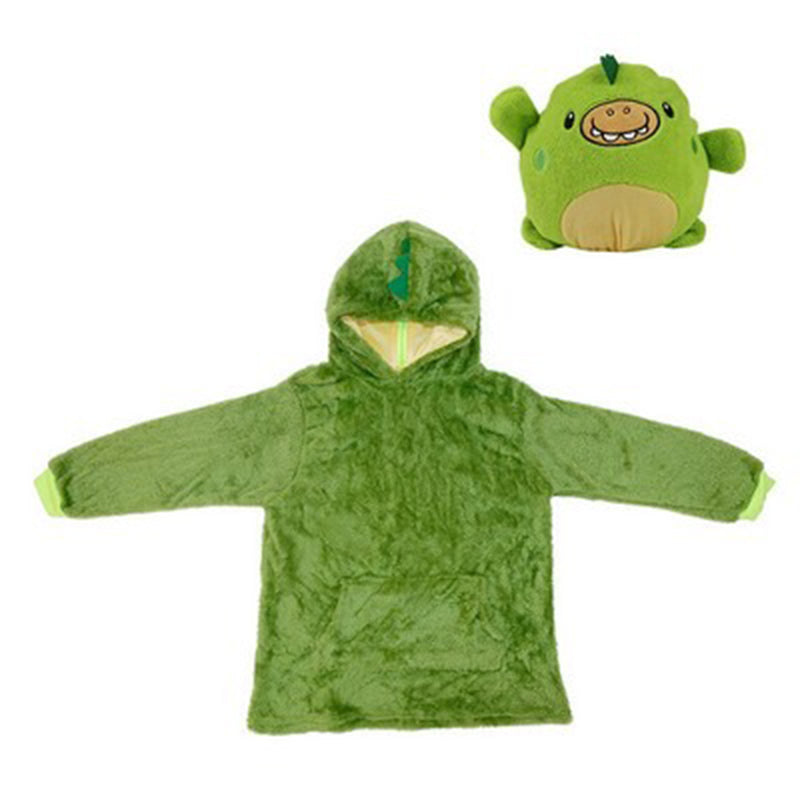 Oversized Kids Microfiber Wearable Blanket With Bag