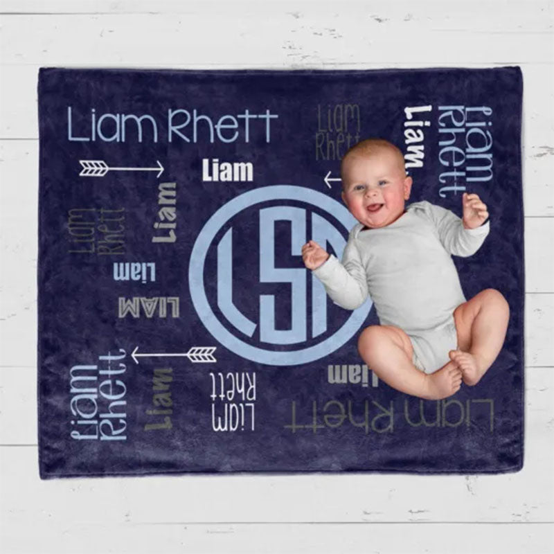 Custom Blanket with Name - Personalized Blanket