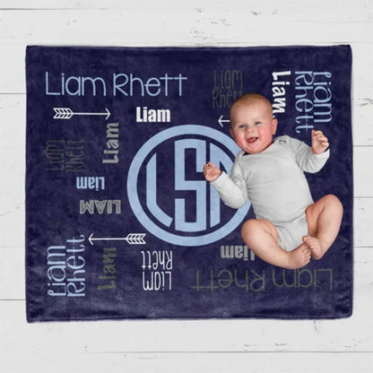 Custom Blanket with Name - Personalized Blanket