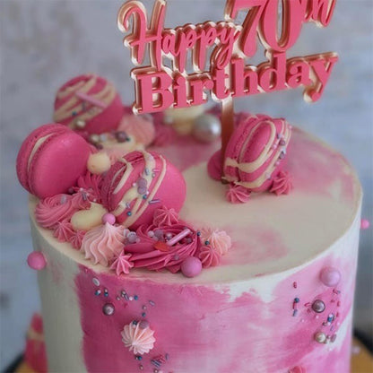 Personalised Double Layer Topper Swirly Style, Wedding Cake Topper