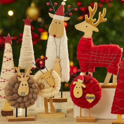 Custom Family Personalized name reindeer deco, gift for family