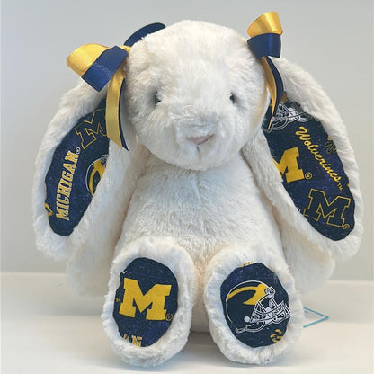 Custom Collegiate Jellycat Bunny: College Acceptance, Graduation