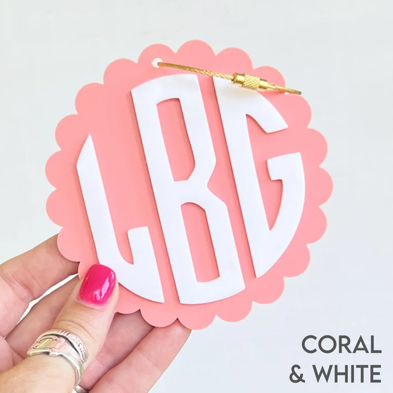 Monogram Keychain Bogg Bag Monogram Diaper Bag Keychain