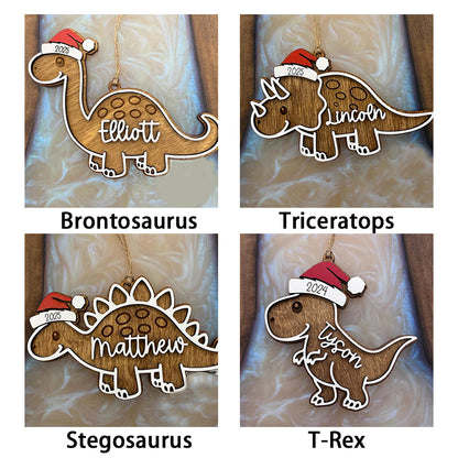 Dinosaur Ornament | Personalized Dinosaur Ornament