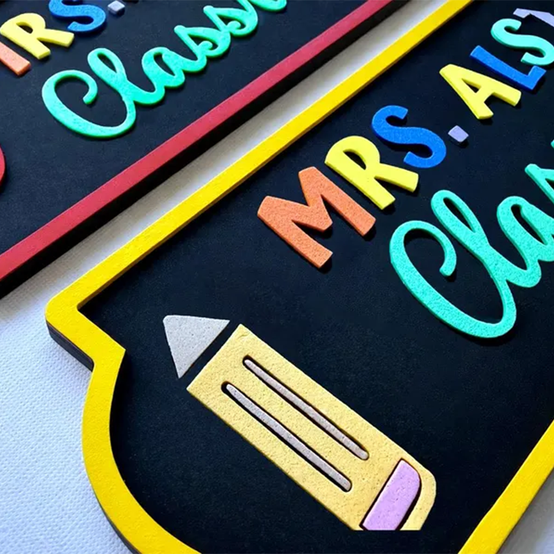 Personalized Teacher Classroom Name Sign