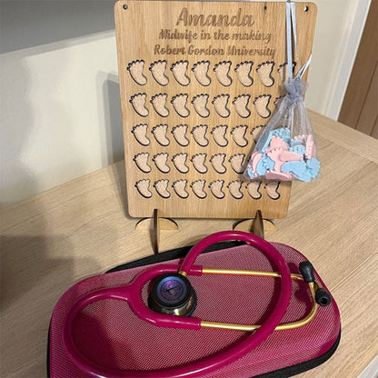Student Midwife Gift - Student Midwife Birth Counting Board