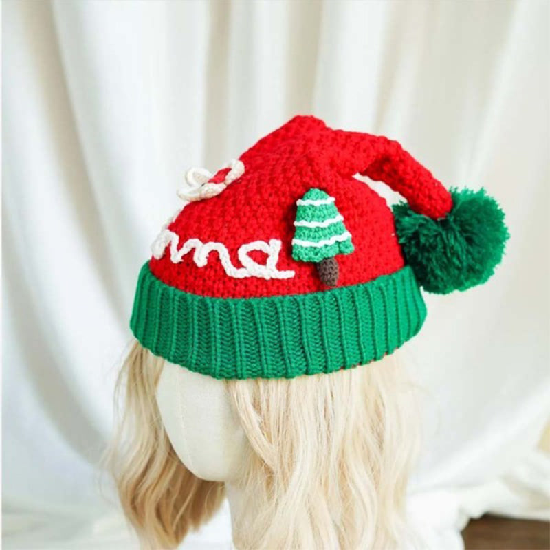 Personalized Crochet Santa Hat
