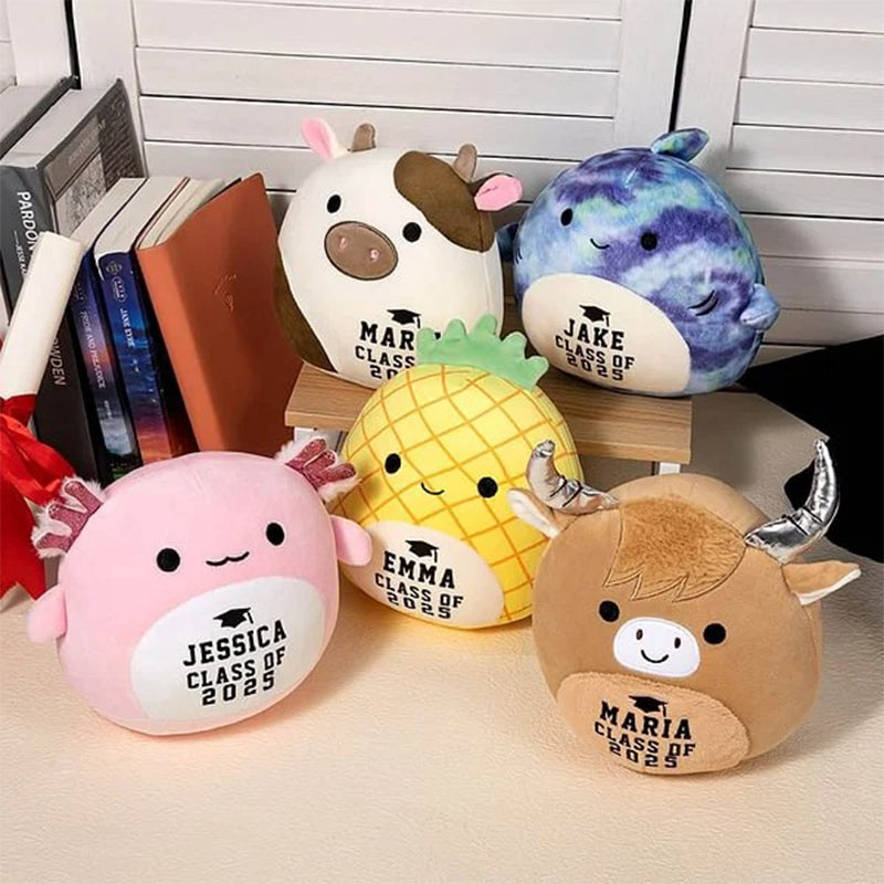 Personalized Cute Graduation Stuffed Plush Animal Toy