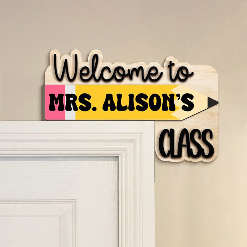 Custom Teacher Door Sign