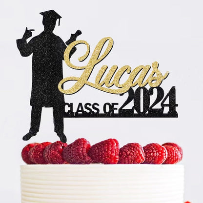 Personalized Graduation Congrats Decor Cake Topper Class of 2026