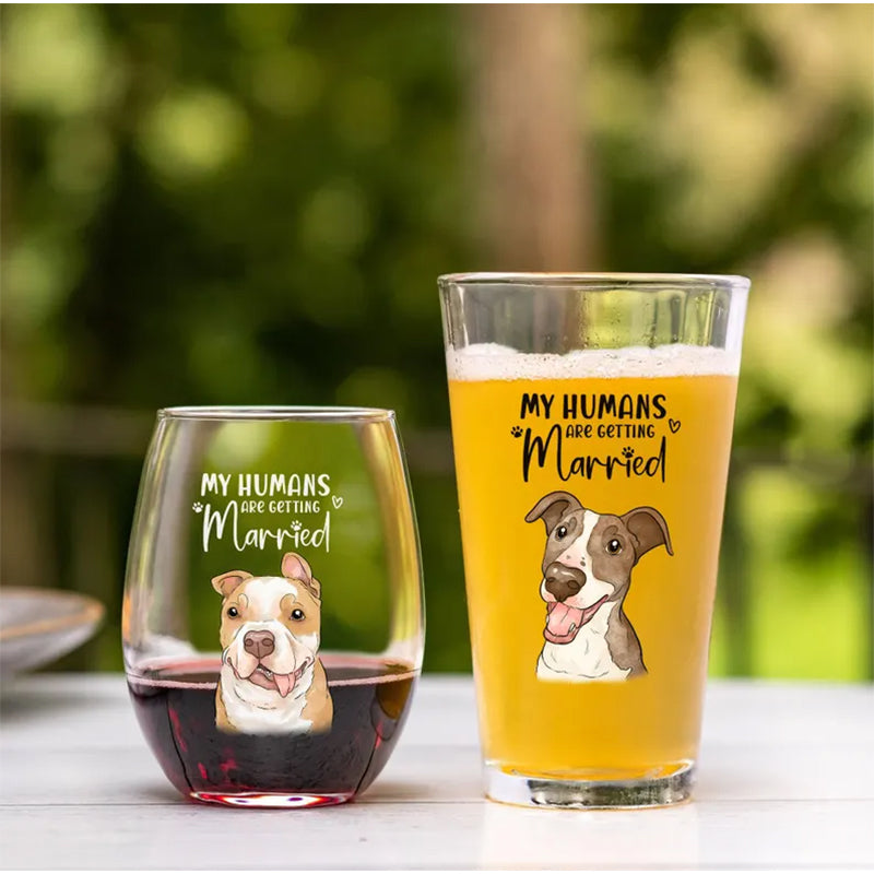 Custom Dog Engagement Gift, My Humans Are Getting Married Mug