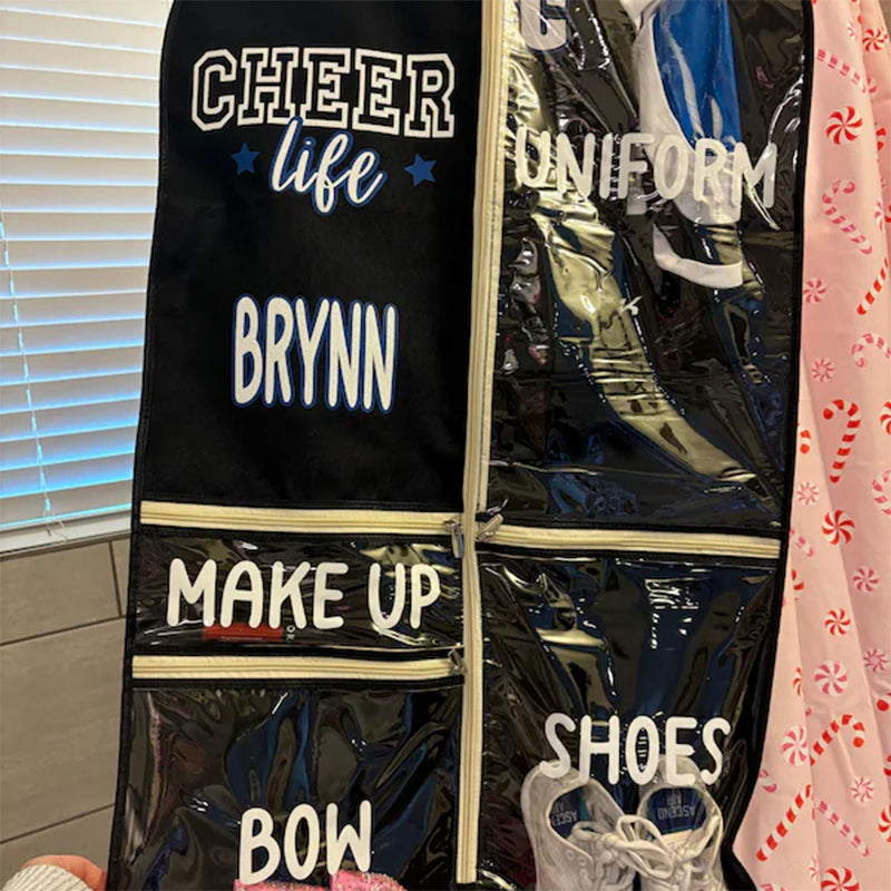 Personalized Cheer Life Garment Bags