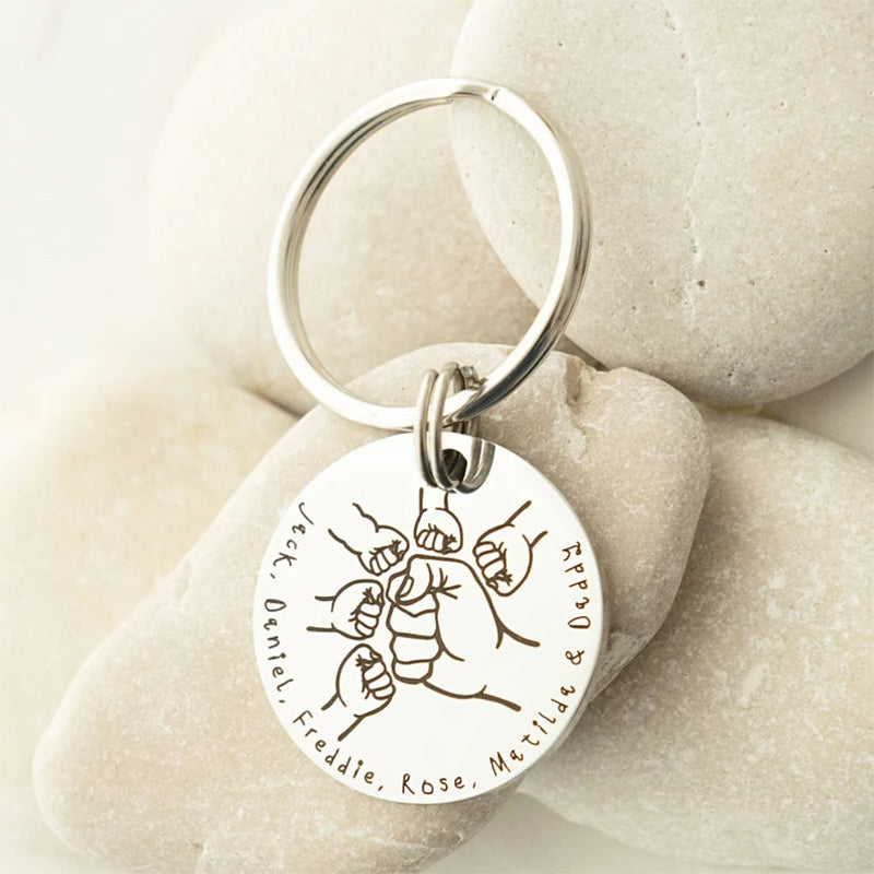 Gifts for Dad, Daddy Dad Gifts, Fathers Day Gift Daddy Keyring