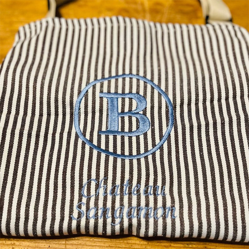 Personalized Embroidered Striped Apron